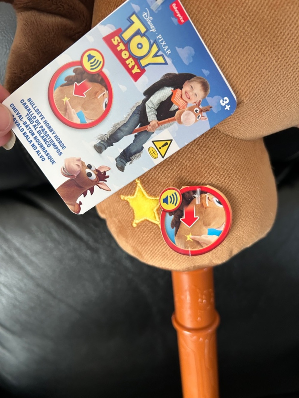 Toy Story Bullseye Hobby Stick Horse With Interactive Horse Sounds - Picture 3 of 12